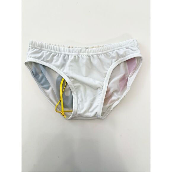 Lasc Mens Rainbow Logo Pride Swim Briefs Bottoms Medium - Picture 2 of 4